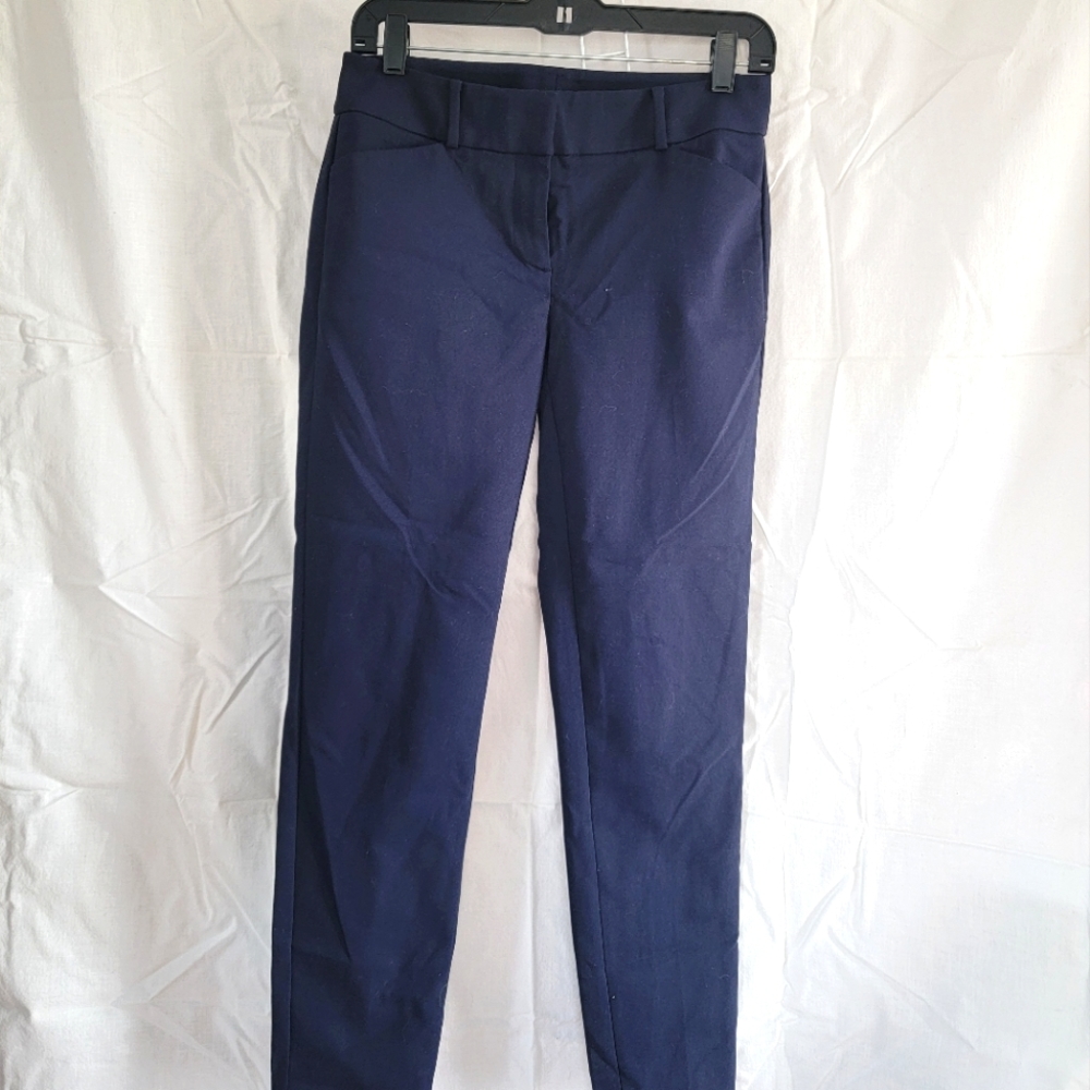 Loft Cropped Dress Pants; 0
